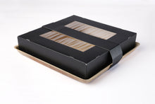 Load image into Gallery viewer, 10.5&quot; Palm Leaf Tray with Separate Paper Top Lid, 10 pack or 100 case
