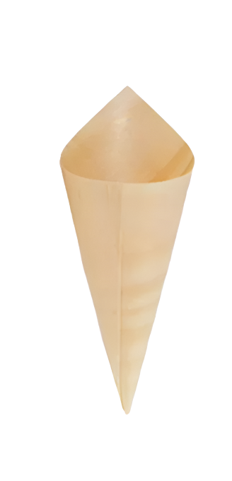 Wood Serving Cones