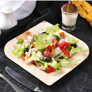 20 x 20 cm (8”) Royal Square Plate, 25 pack or 100 case - Greenovation - Eco Dinnerware