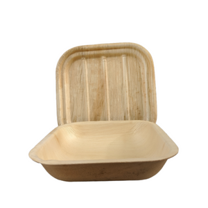 7"x 7"x 1.5" Square Take out container with Lid, Case of 100 - Greenovation - Eco Dinnerware